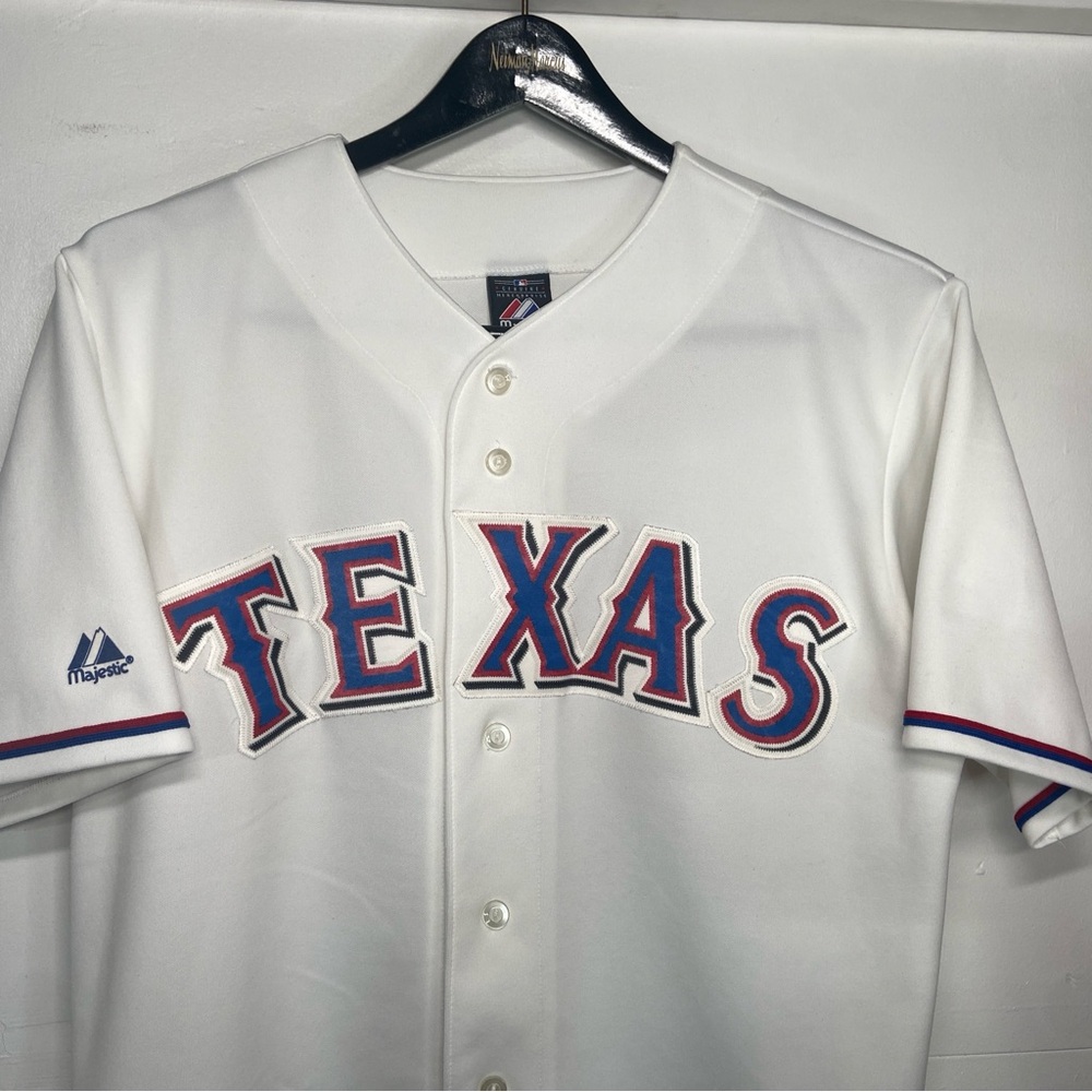 Majestic Texas Rangers Josh Hamilton 32 Jersey Mens Large Genuine Merchandise - Picture 2 of 16